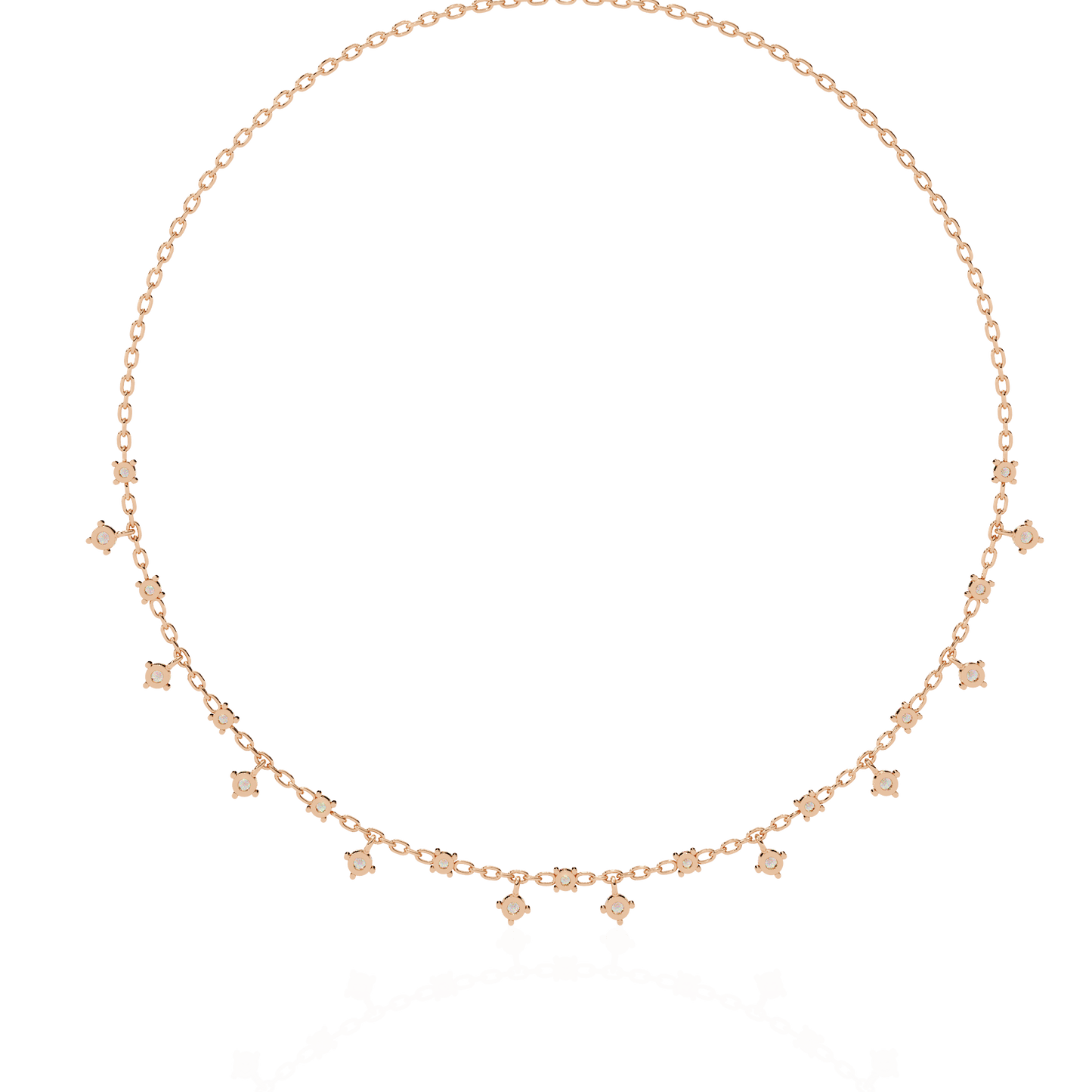 Tinsels Winkle Diamond Necklace
