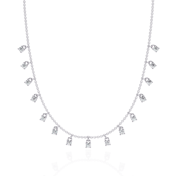 Diamond Charms Office Necklace