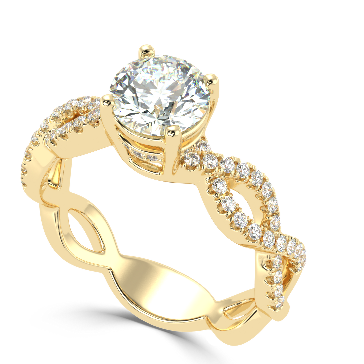 Twisting Tales Diamond Ring