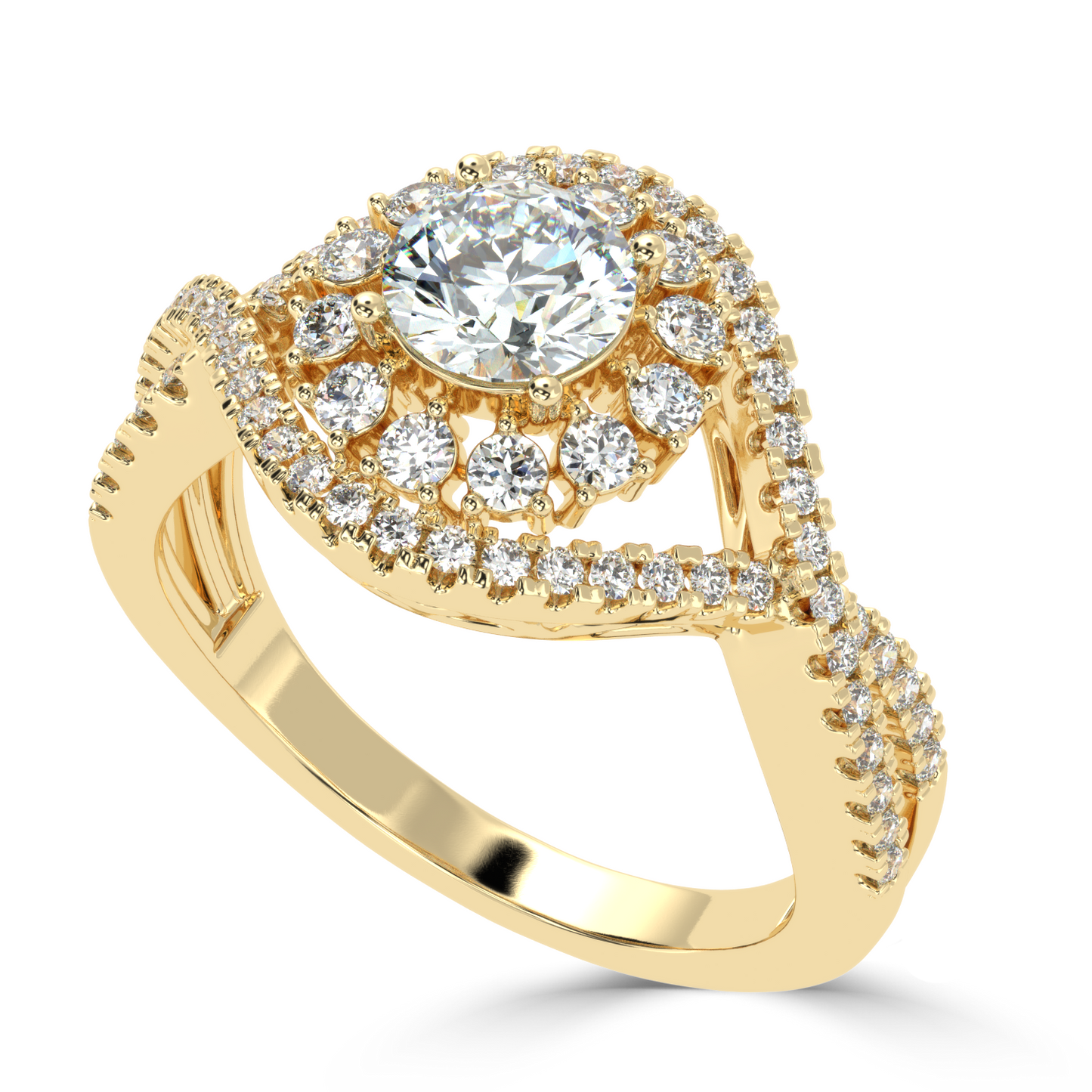 Curly Tales Diamond Ring