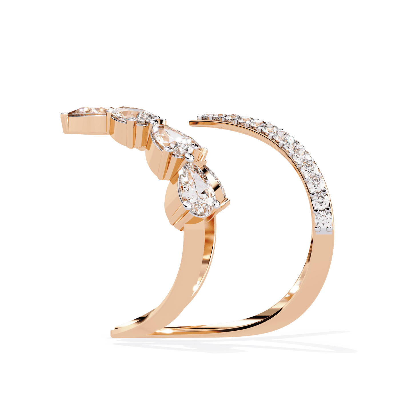 Delicate Dual Diamond Ring