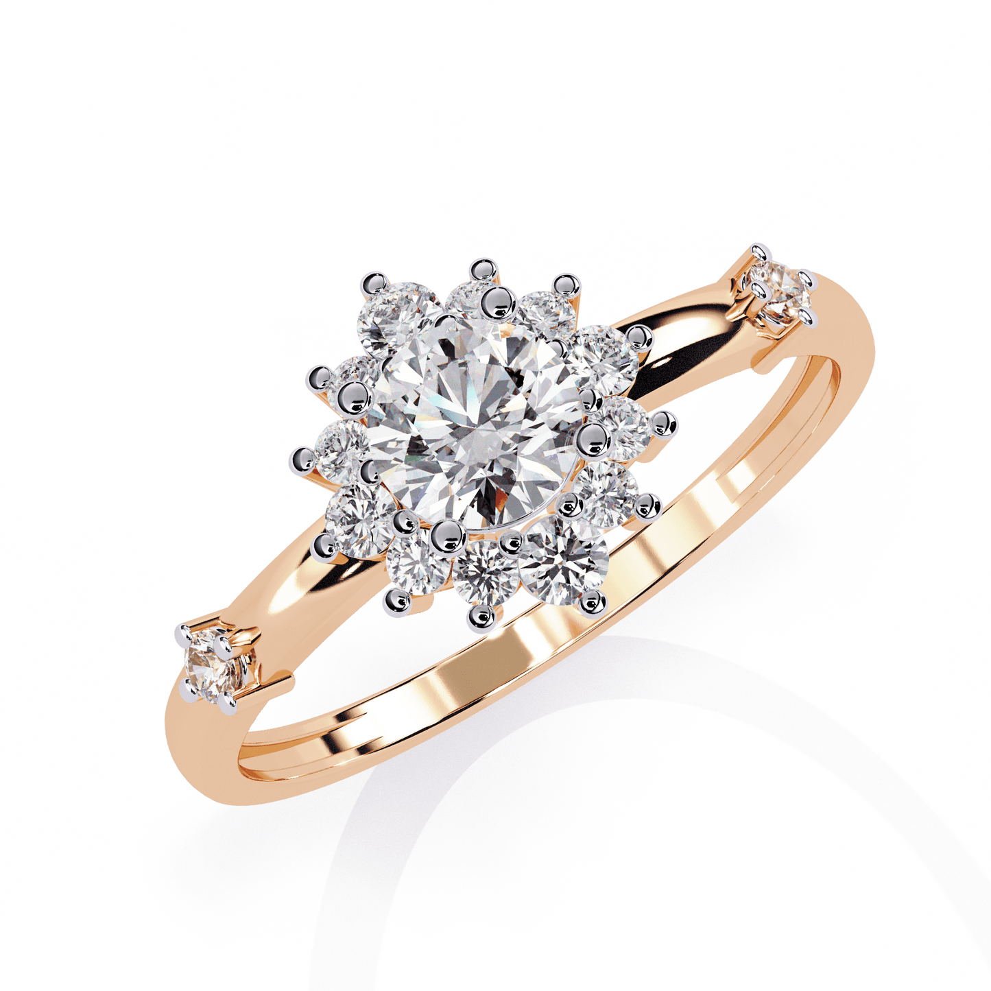 Full Bloom Diamond Ring