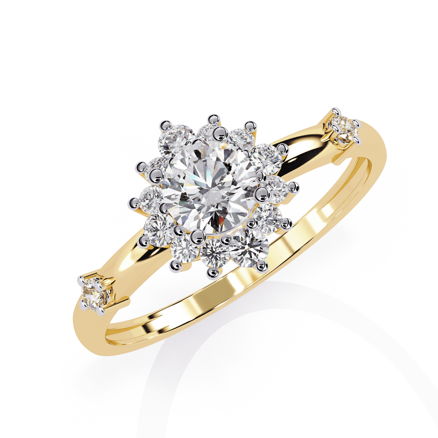 Full Bloom Diamond Ring