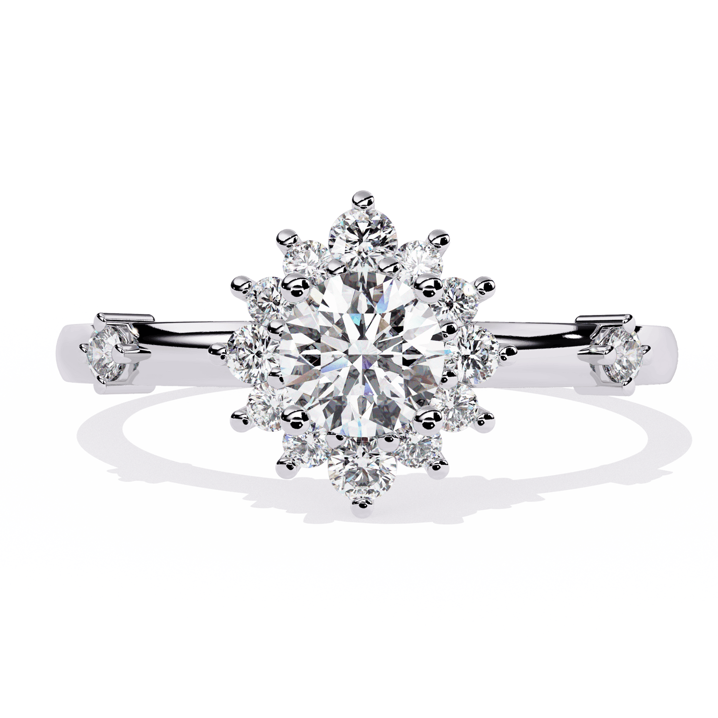 Full Bloom Diamond Ring
