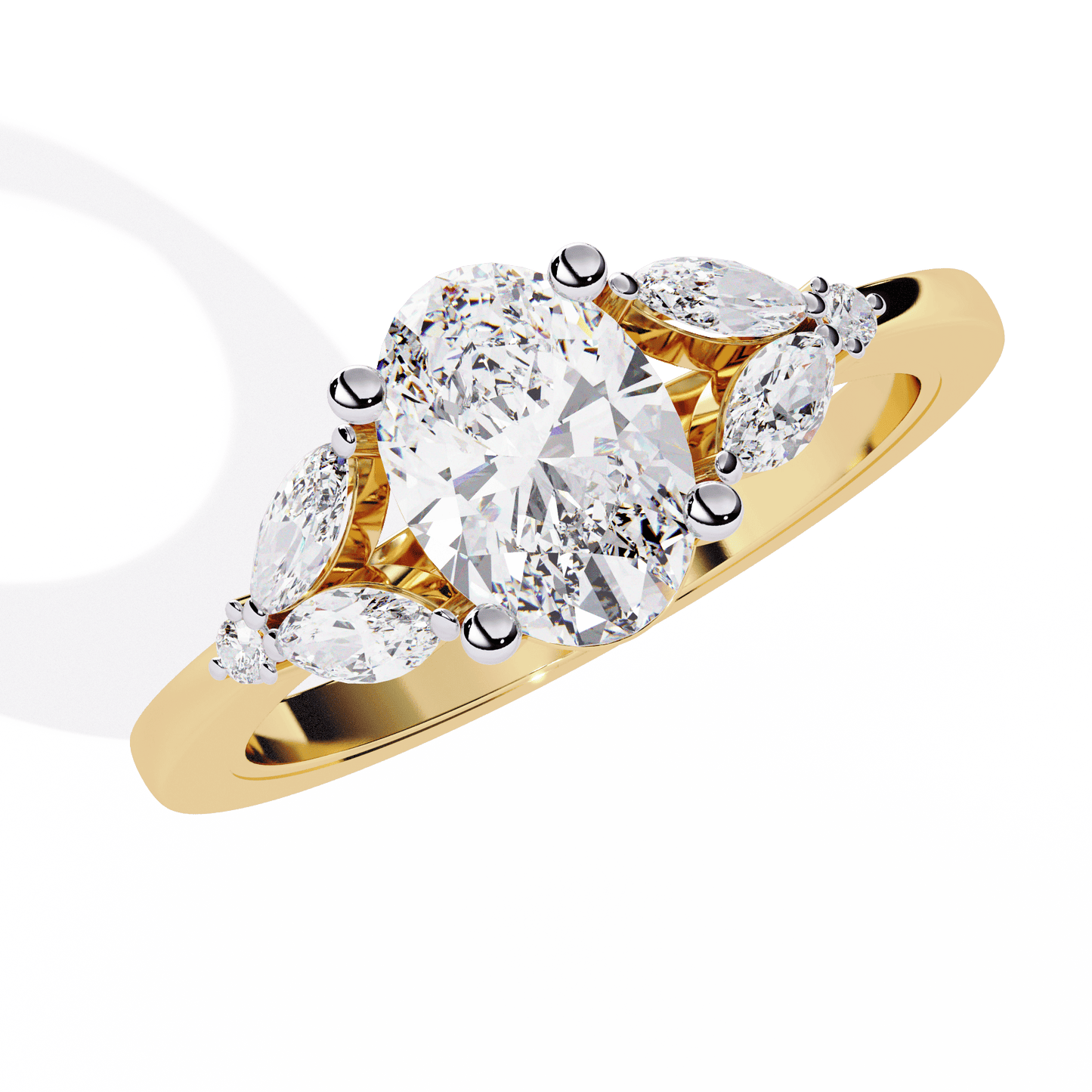 Ivy Glow Oval 1.06 Carat Solitaire Ring