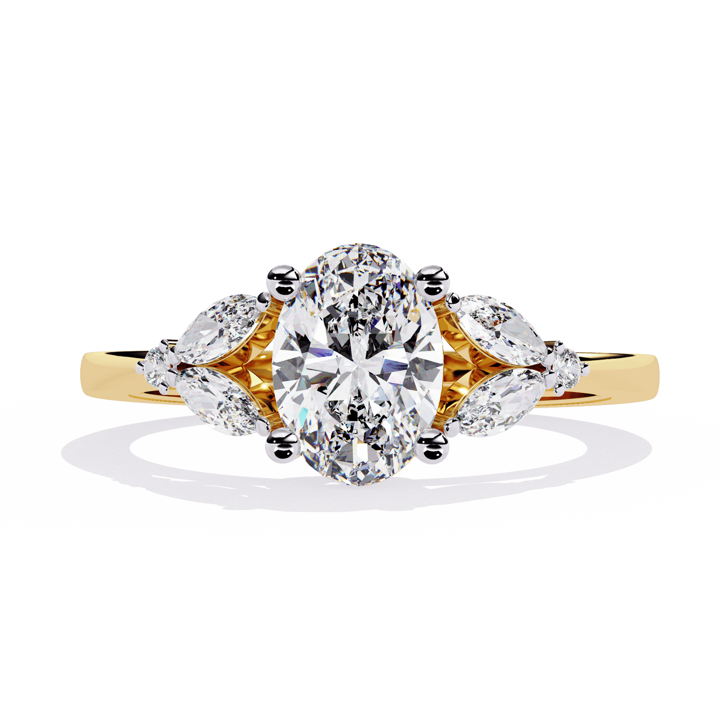 Ivy Glow Oval 1.06 Carat Solitaire Ring