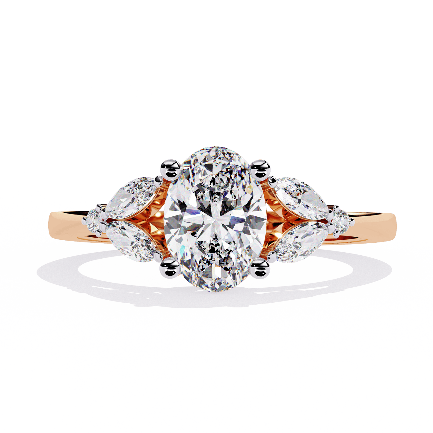 Ivy Glow Oval 1.06 Carat Solitaire Ring