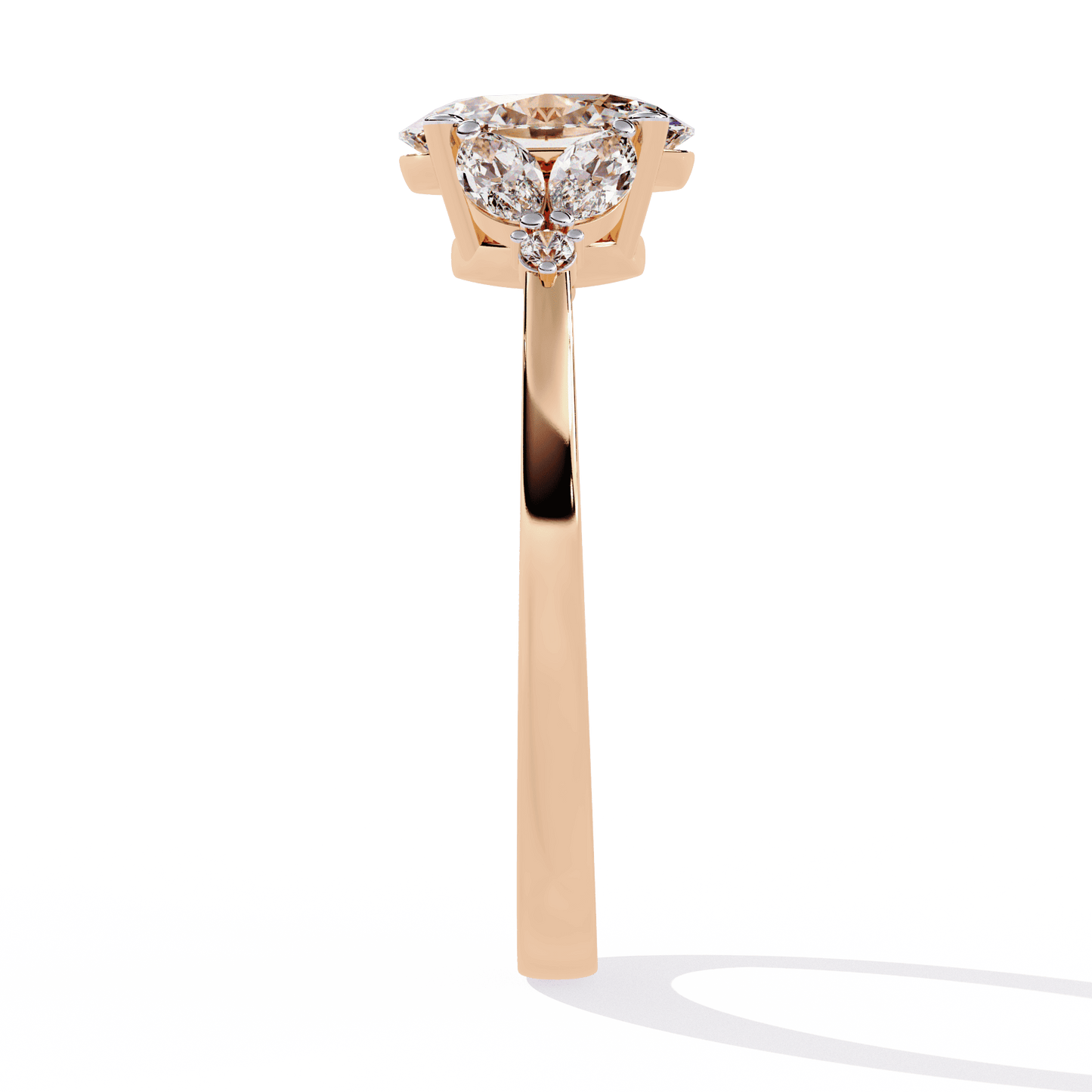 Ivy Glow Oval 1.06 Carat Solitaire Ring