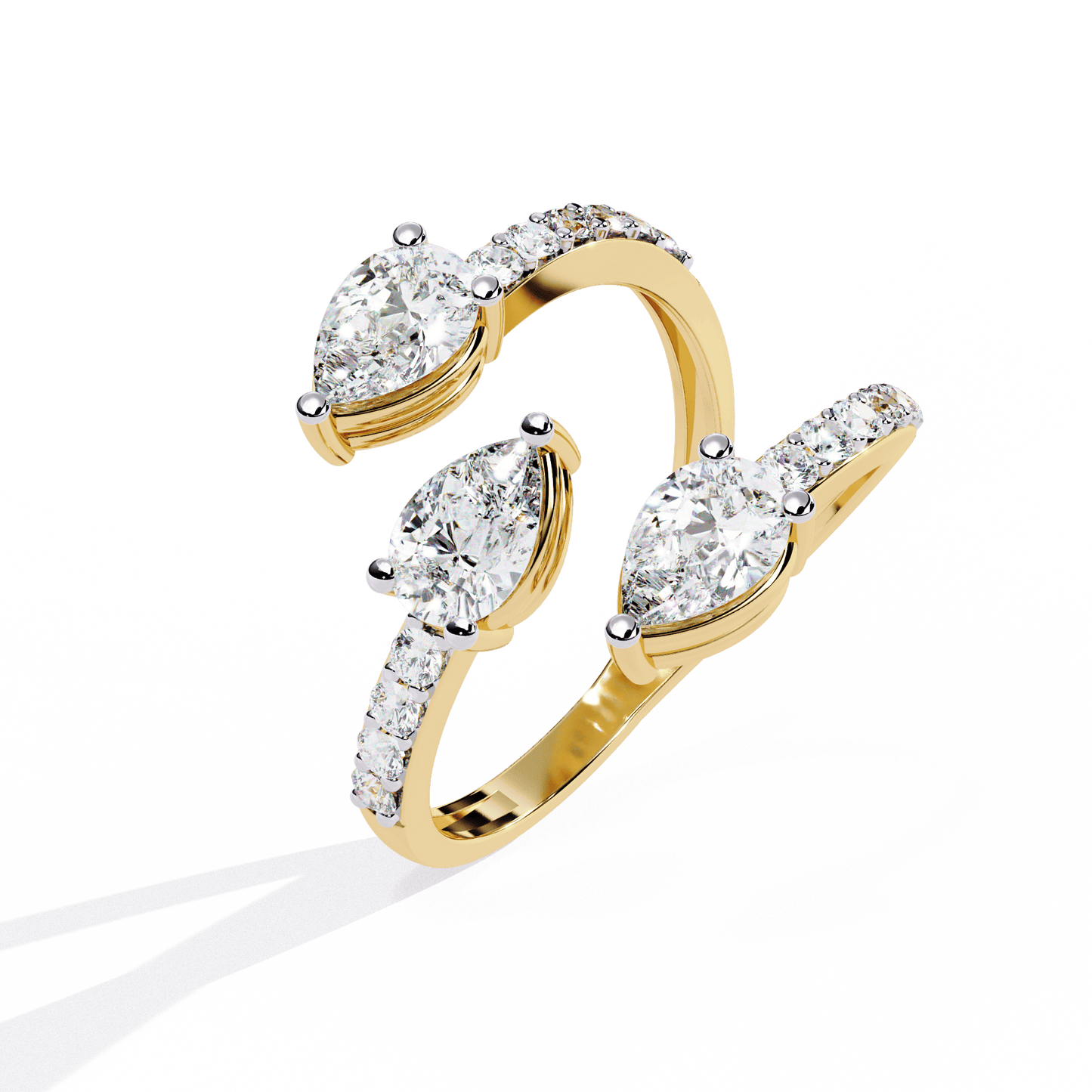 Dazzle Drops Diamond Ring