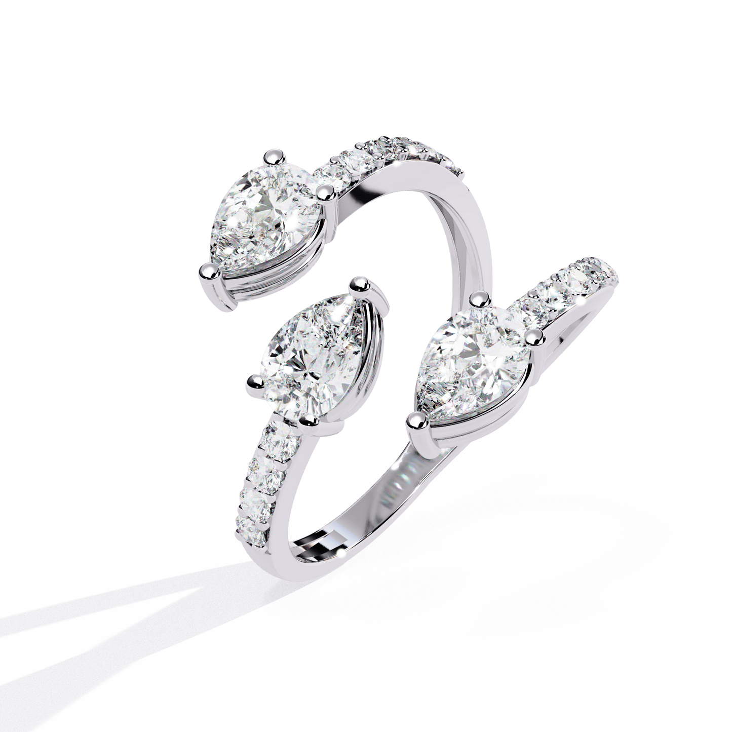 Dazzle Drops Diamond Ring