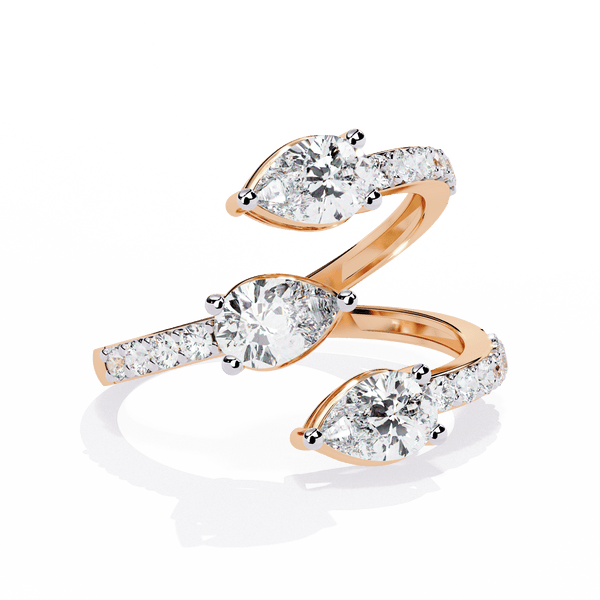 Dazzle Drops Diamond Ring
