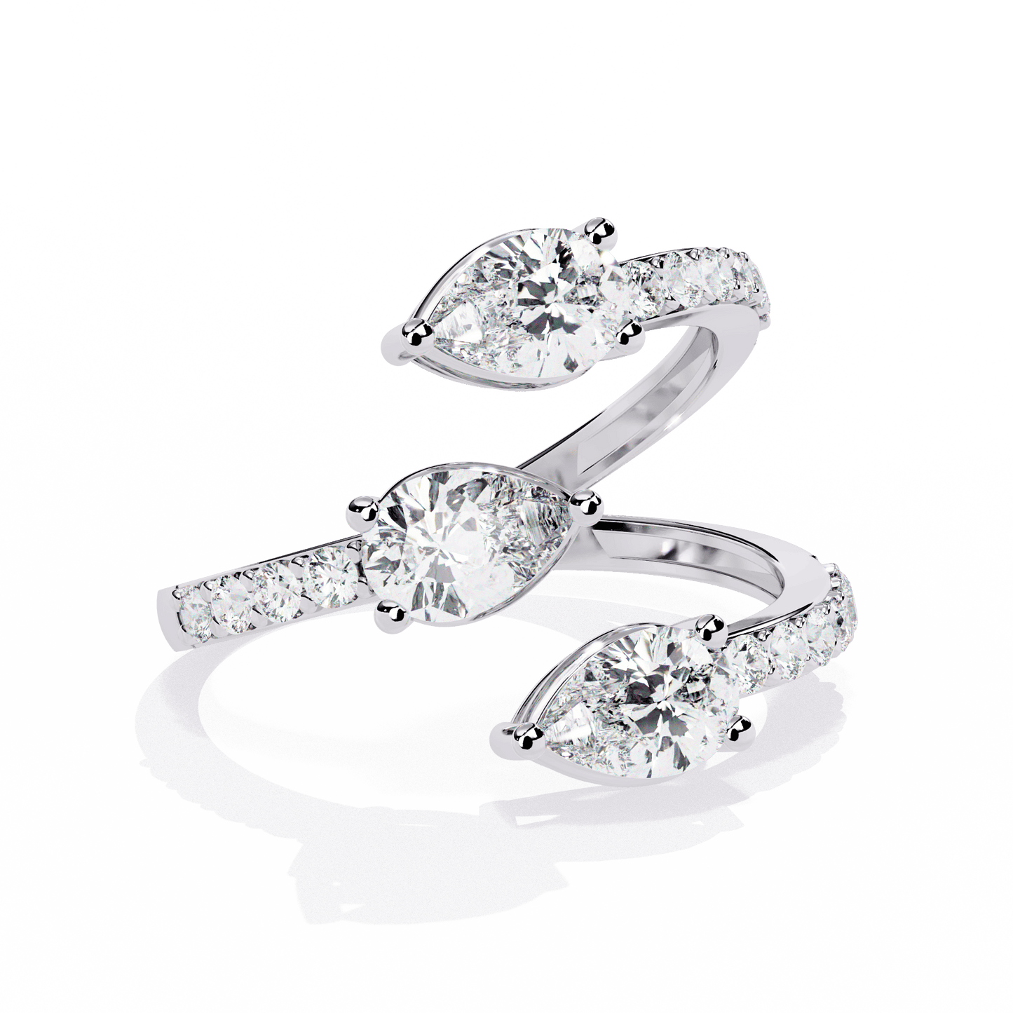 Dazzle Drops Diamond Ring