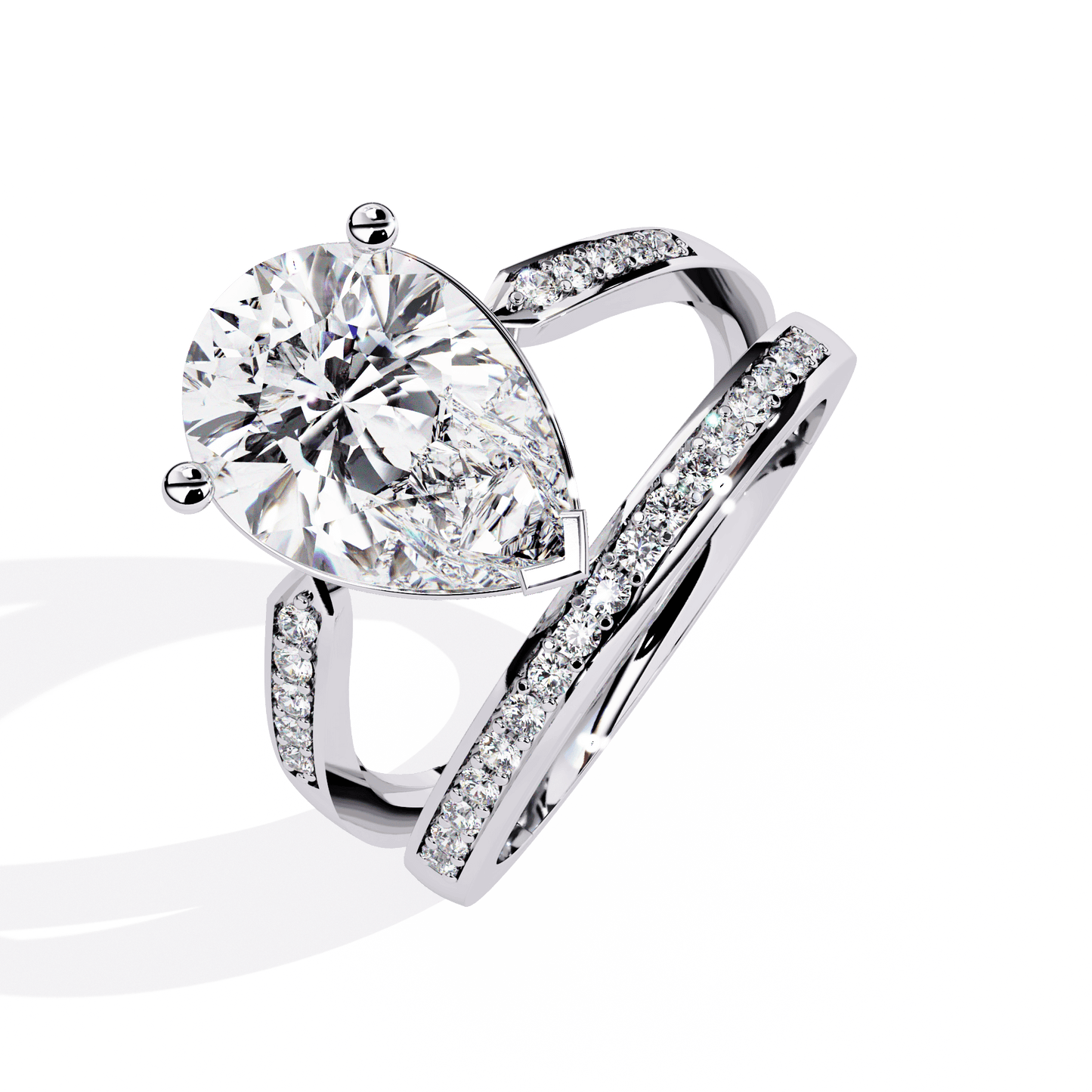 5.56 Carat Gigantic Sparkle Solitaire Ring
