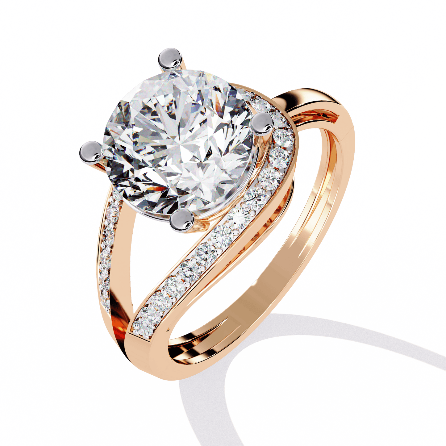 Diva 2.73 Carat Round Solitaire Ring
