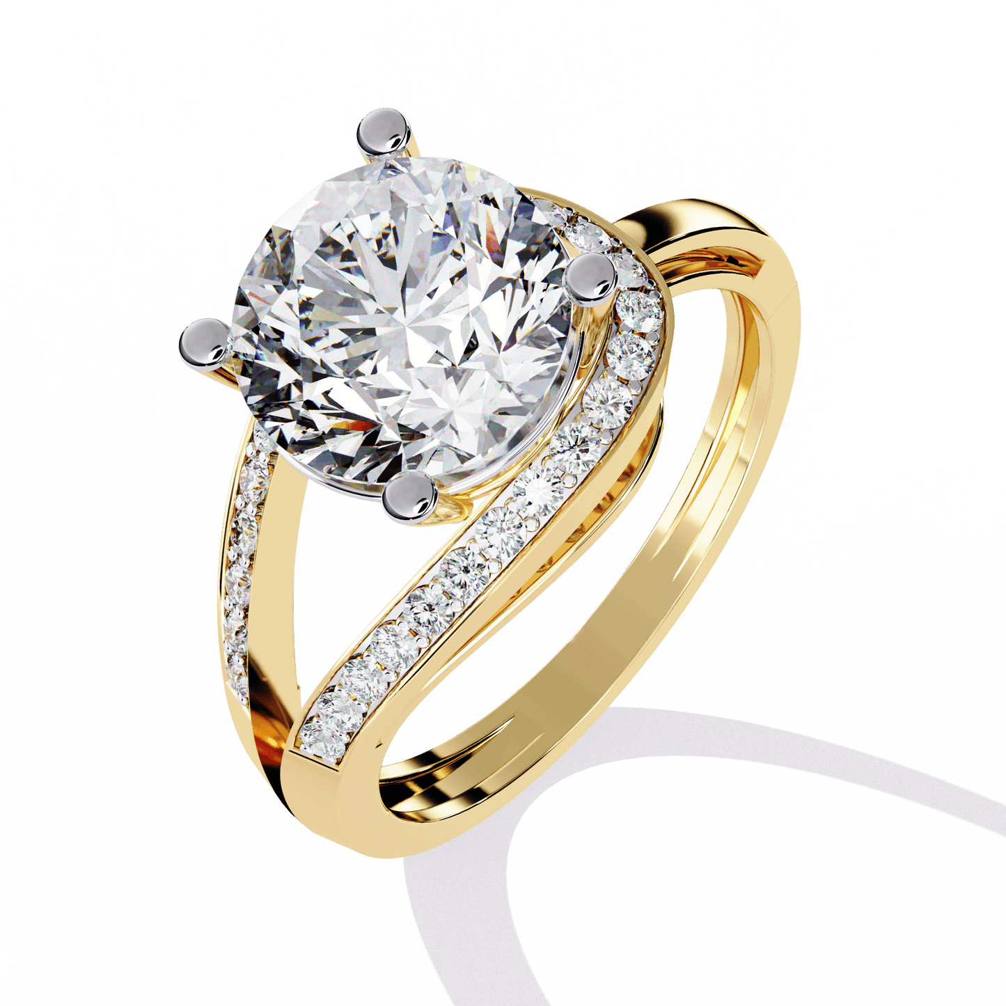 Diva 2.73 Carat Round Solitaire Ring