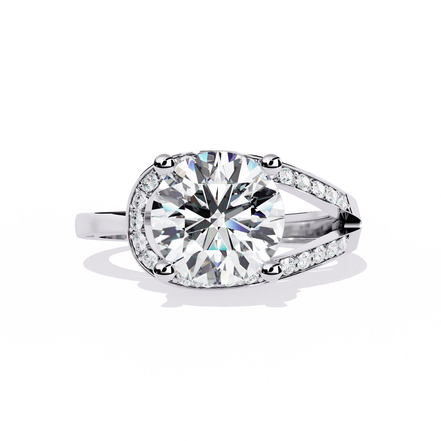 Diva 2.73 Carat Round Solitaire Ring