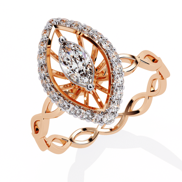 God's Eye Diamond Ring
