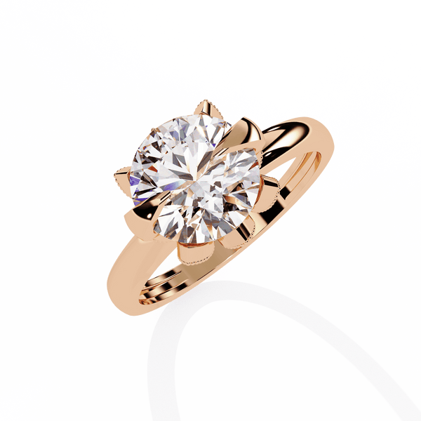 Pure Love 3.05 Carat Round Solitaire Ring