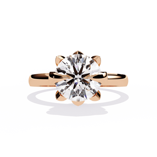 Pure Love 3.05 Carat Round Solitaire Ring