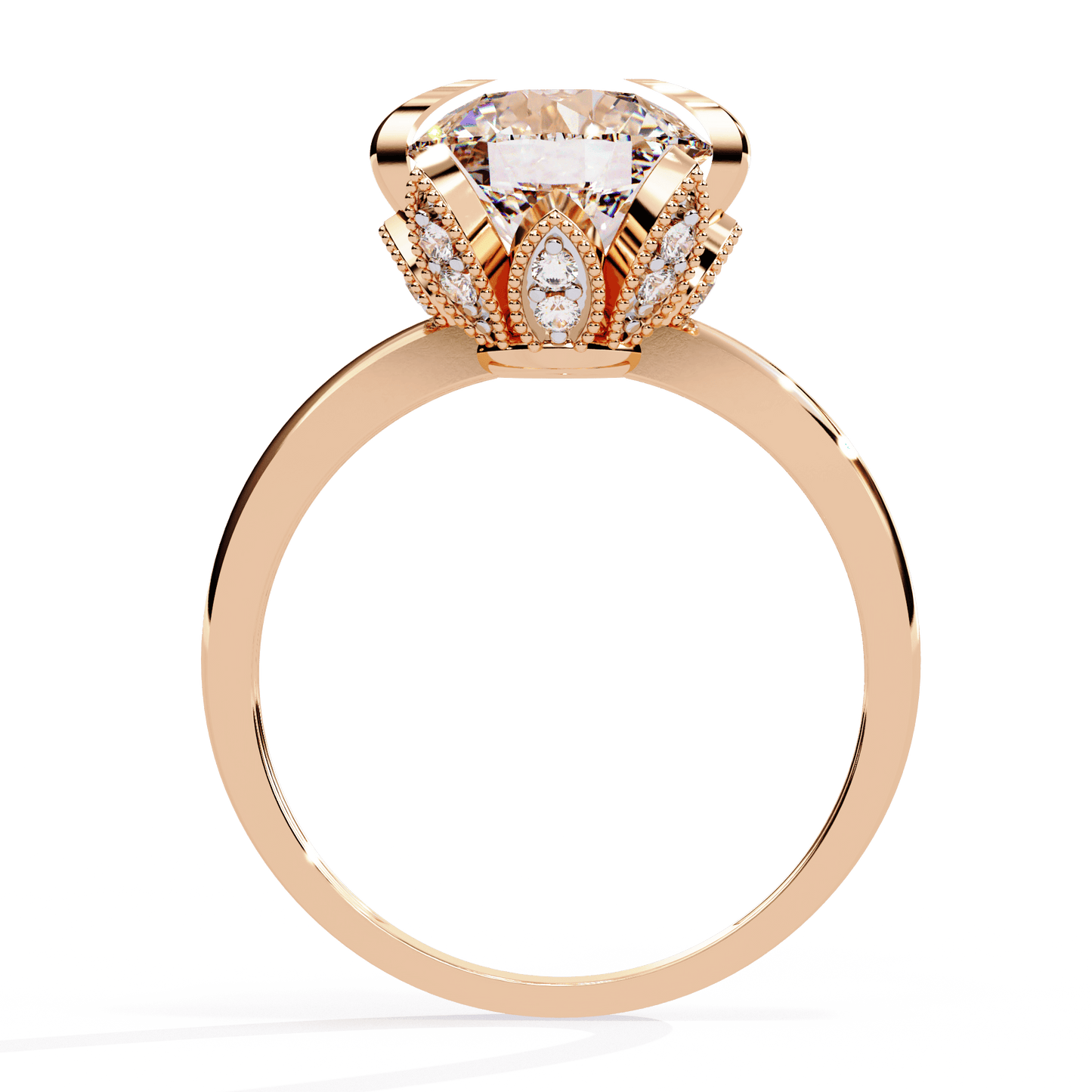 Pure Love 3.05 Carat Round Solitaire Ring