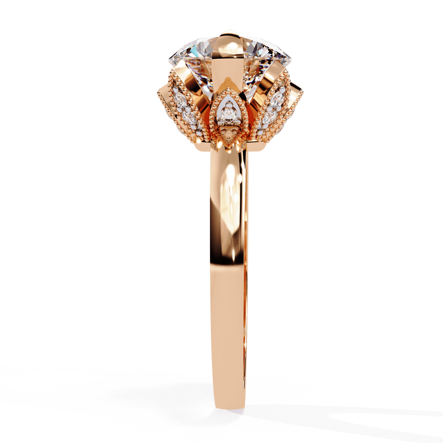 Pure Love 3.05 Carat Round Solitaire Ring