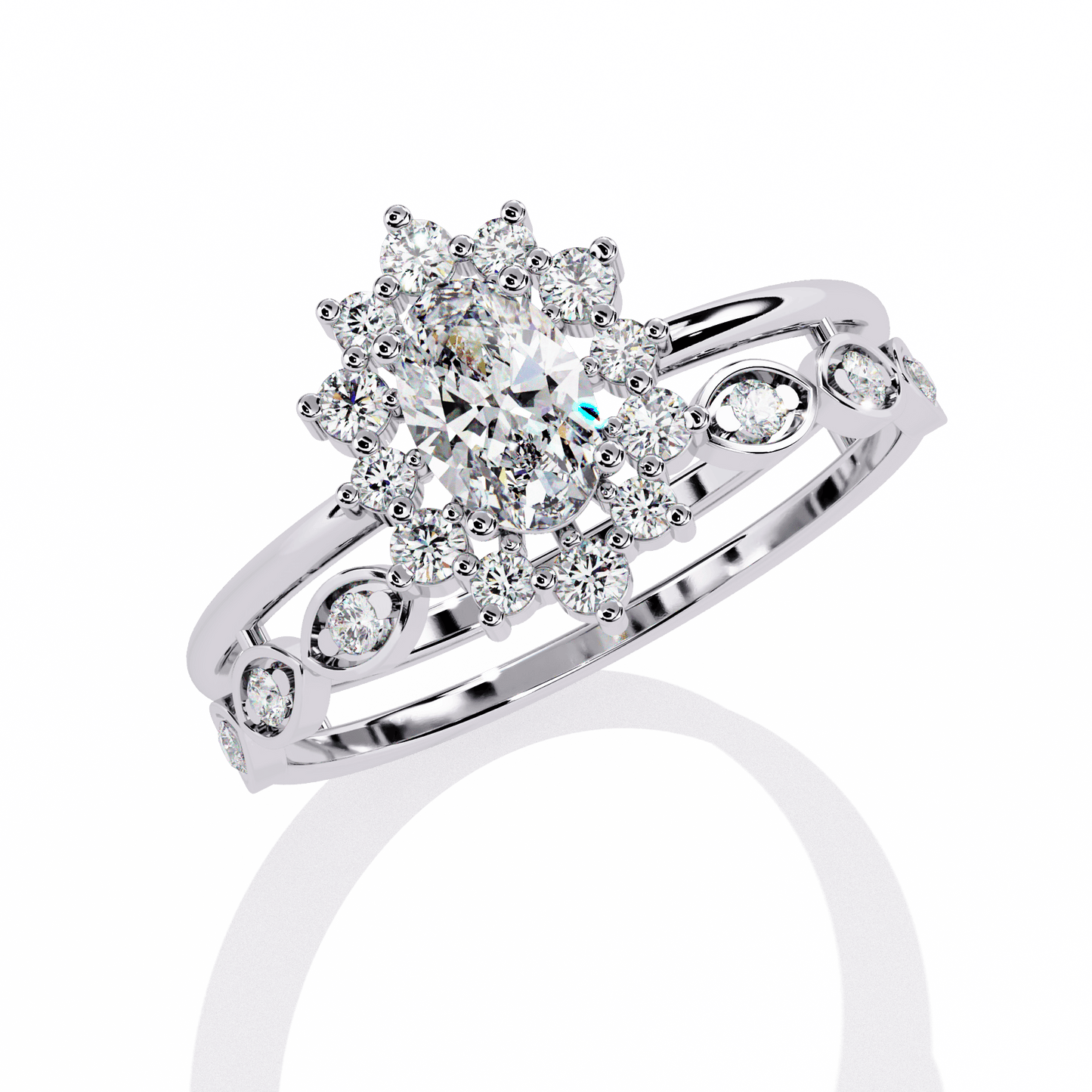 Crown light Diamond Ring
