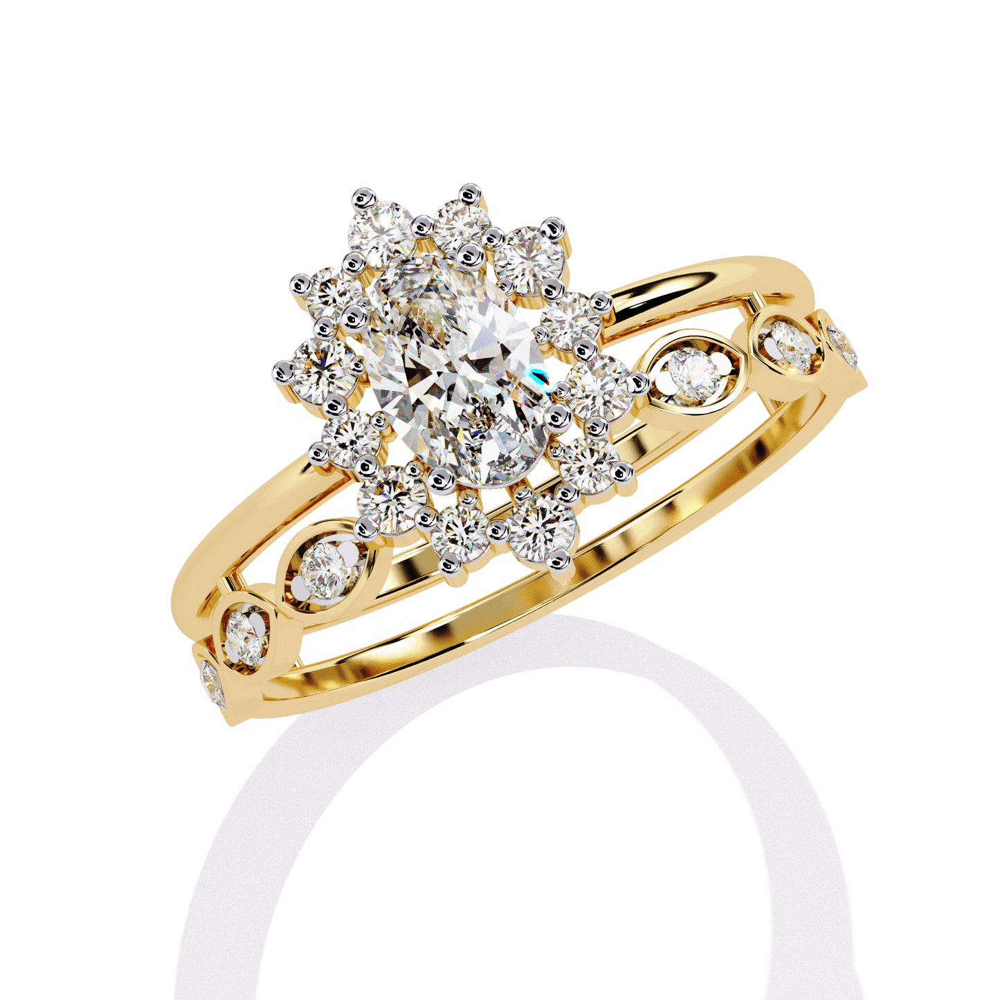 Crown light Diamond Ring