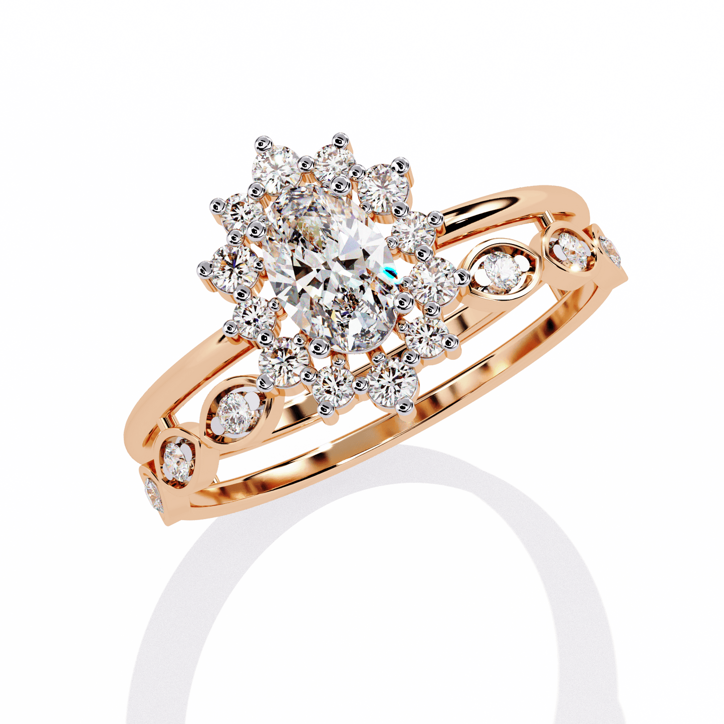 Crown light Diamond Ring