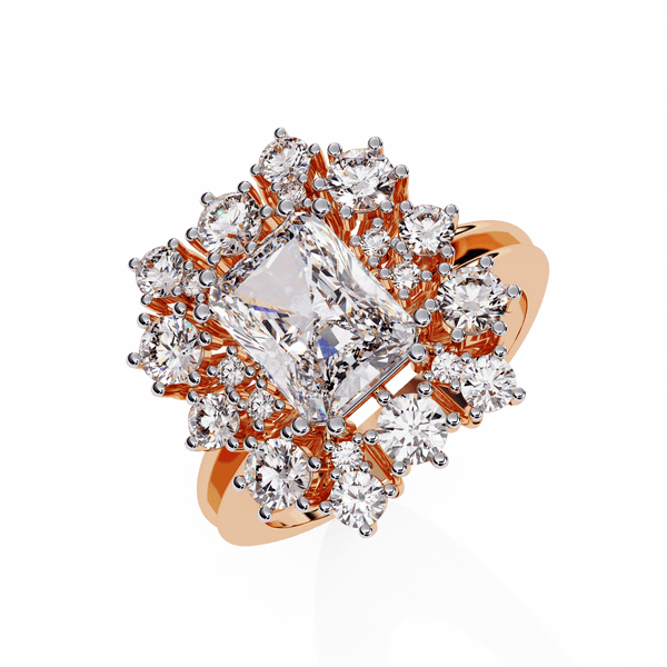 3.03 Carat Supreme Radiant Solitaire Ring