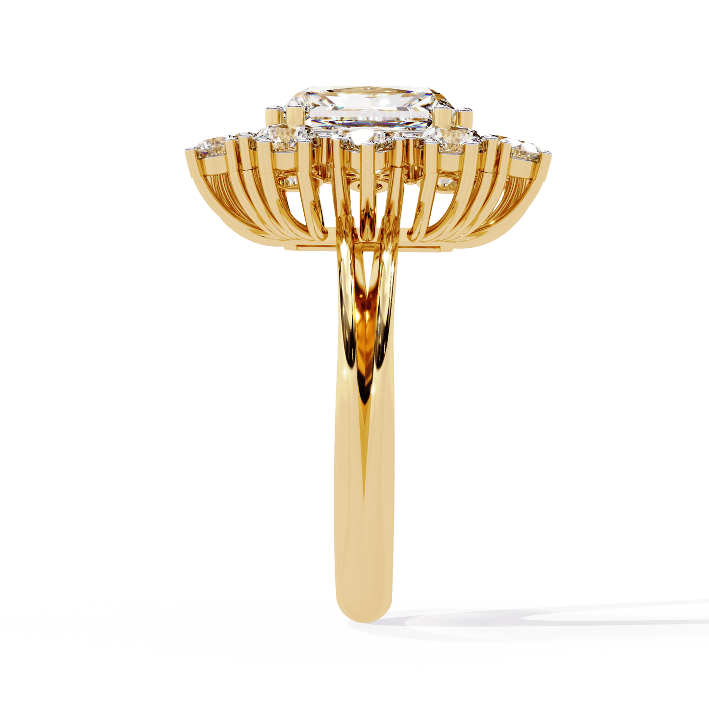 3.03 Carat Supreme Radiant Solitaire Ring