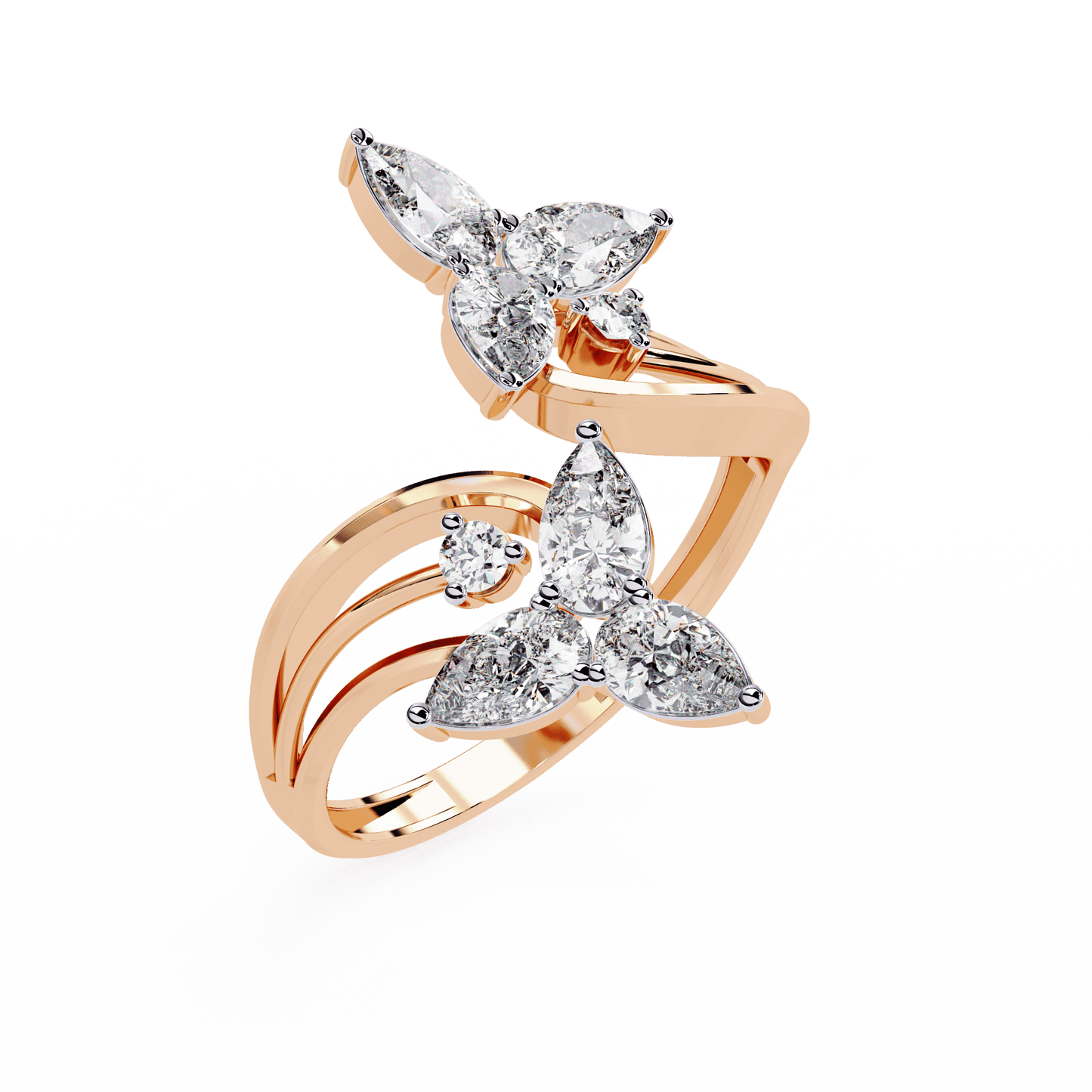 Tri Stars Diamond Ring