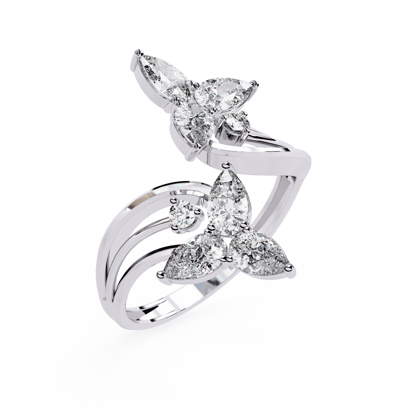 Tri Stars Diamond Ring