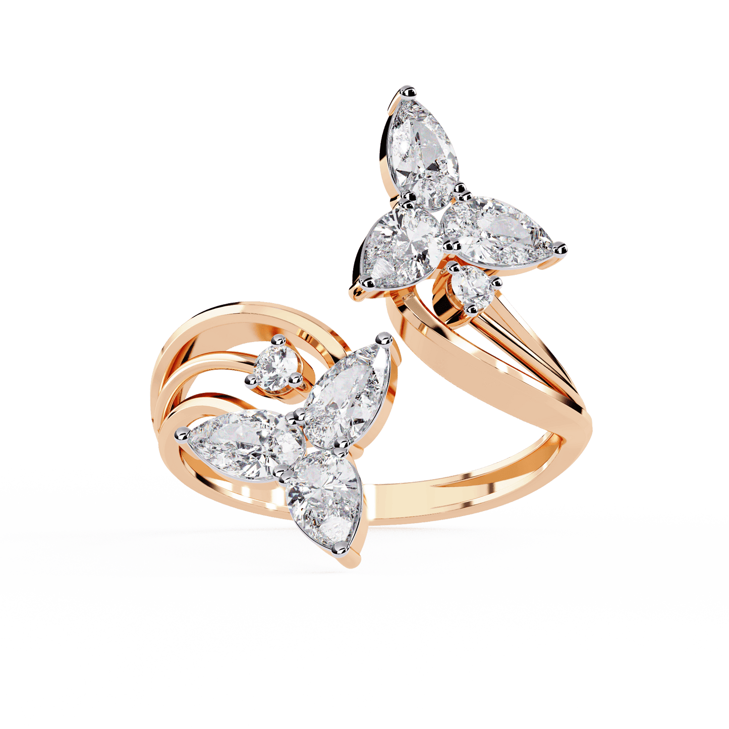 Tri Stars Diamond Ring