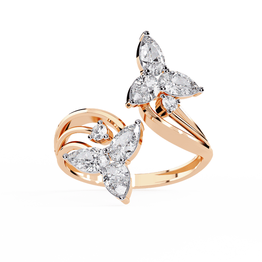 Tri Stars Diamond Ring