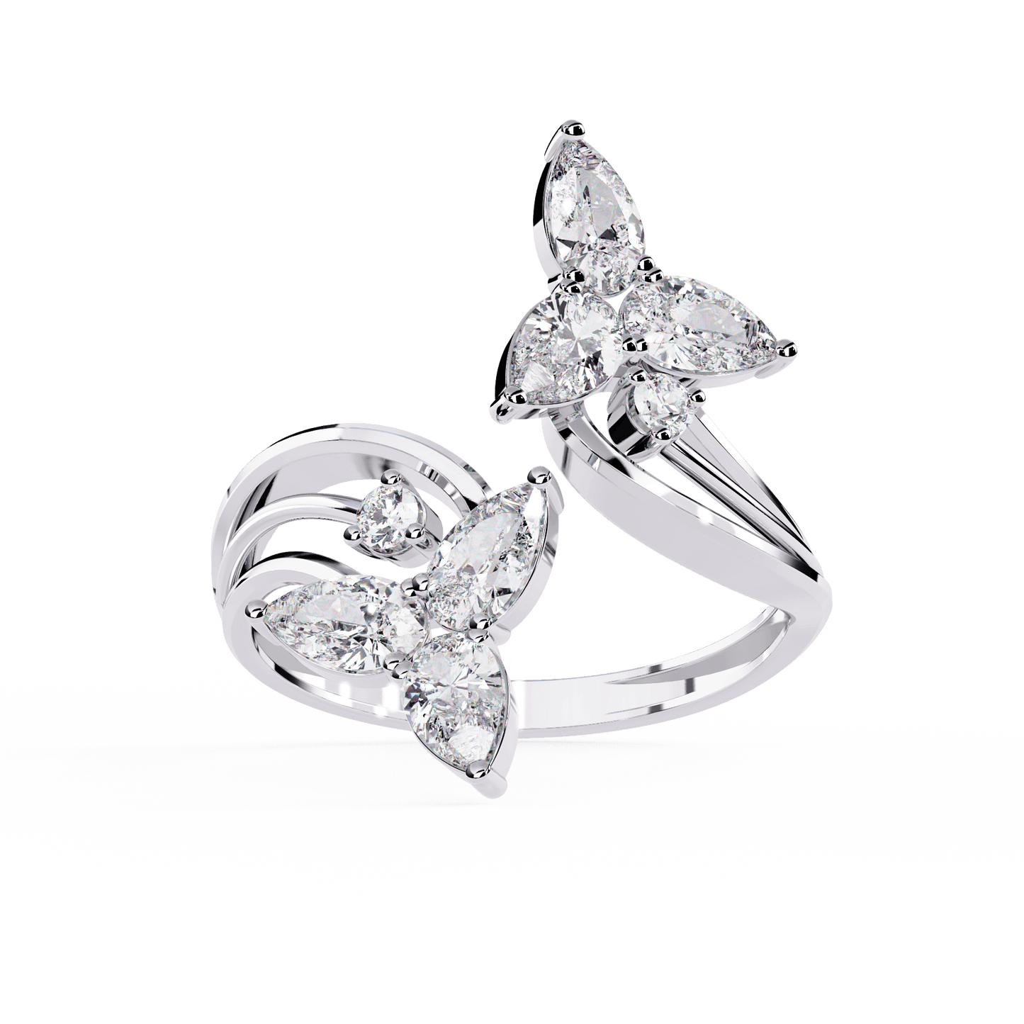 Tri Stars Diamond Ring