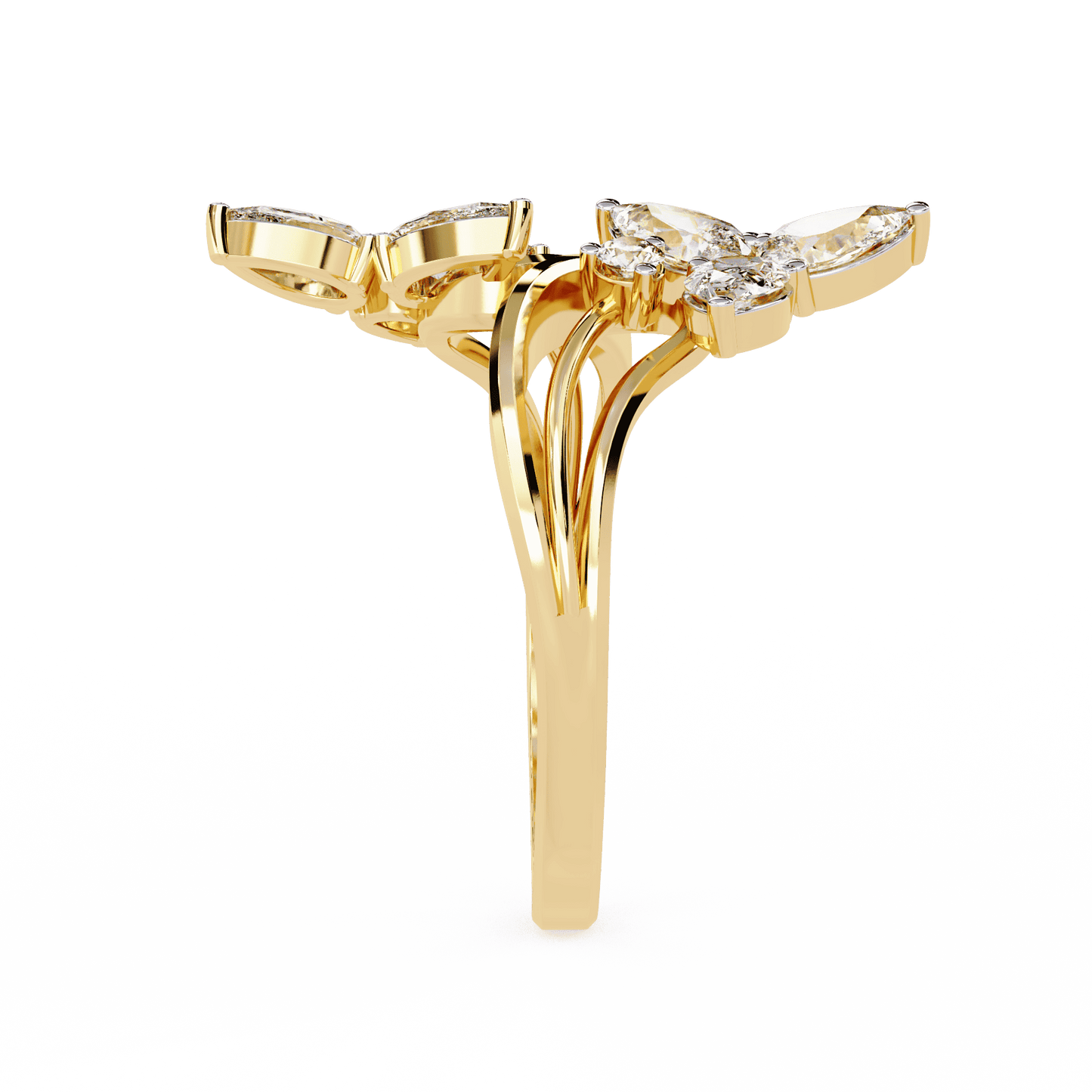 Tri Stars Diamond Ring