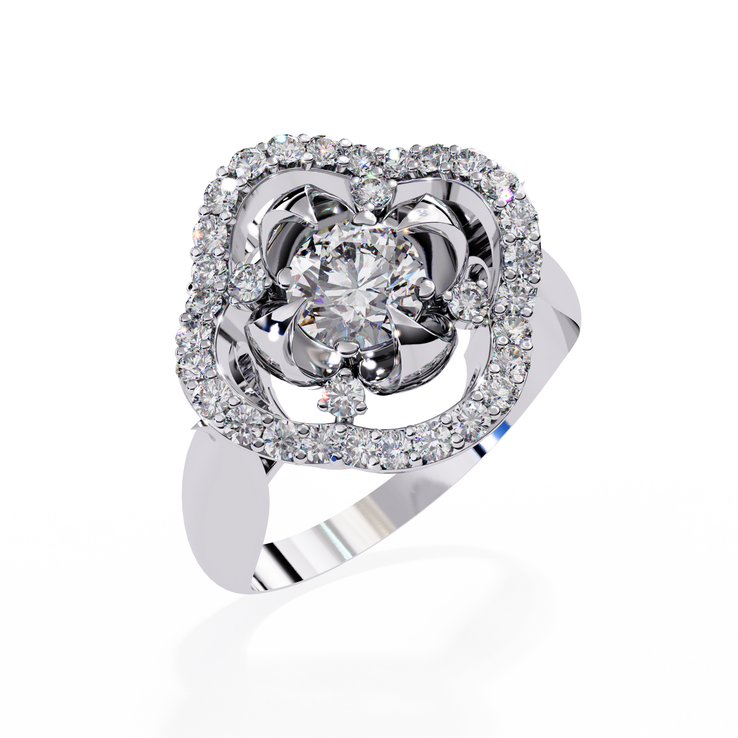Lilly Bloom Diamond Ring