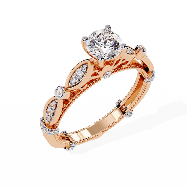 TwinkleStar 0.6 Carat Round Solitaire Ring