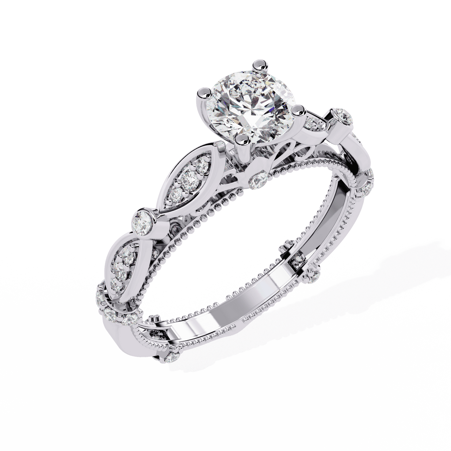 TwinkleStar 0.6 Carat Round Solitaire Ring
