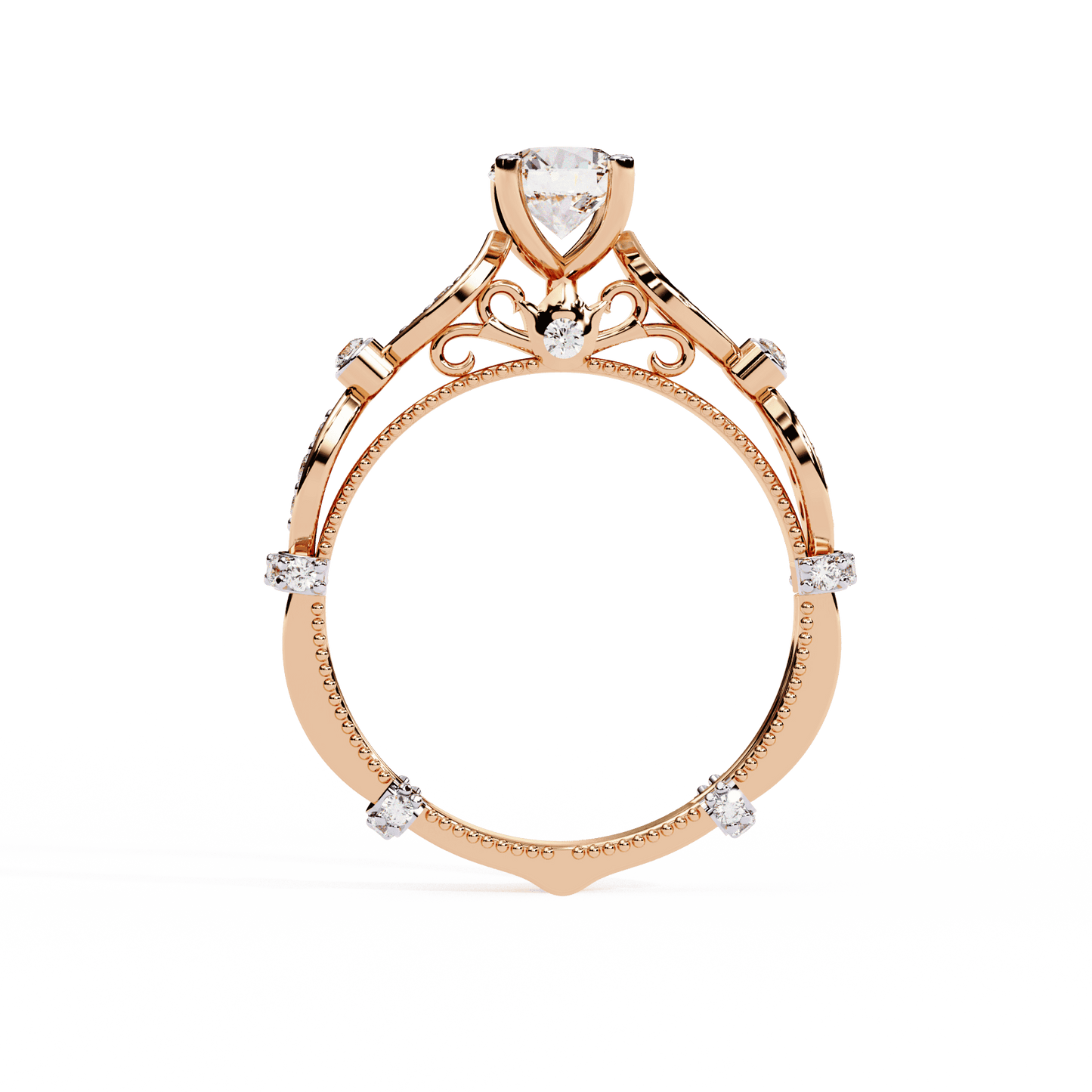 TwinkleStar 0.6 Carat Round Solitaire Ring