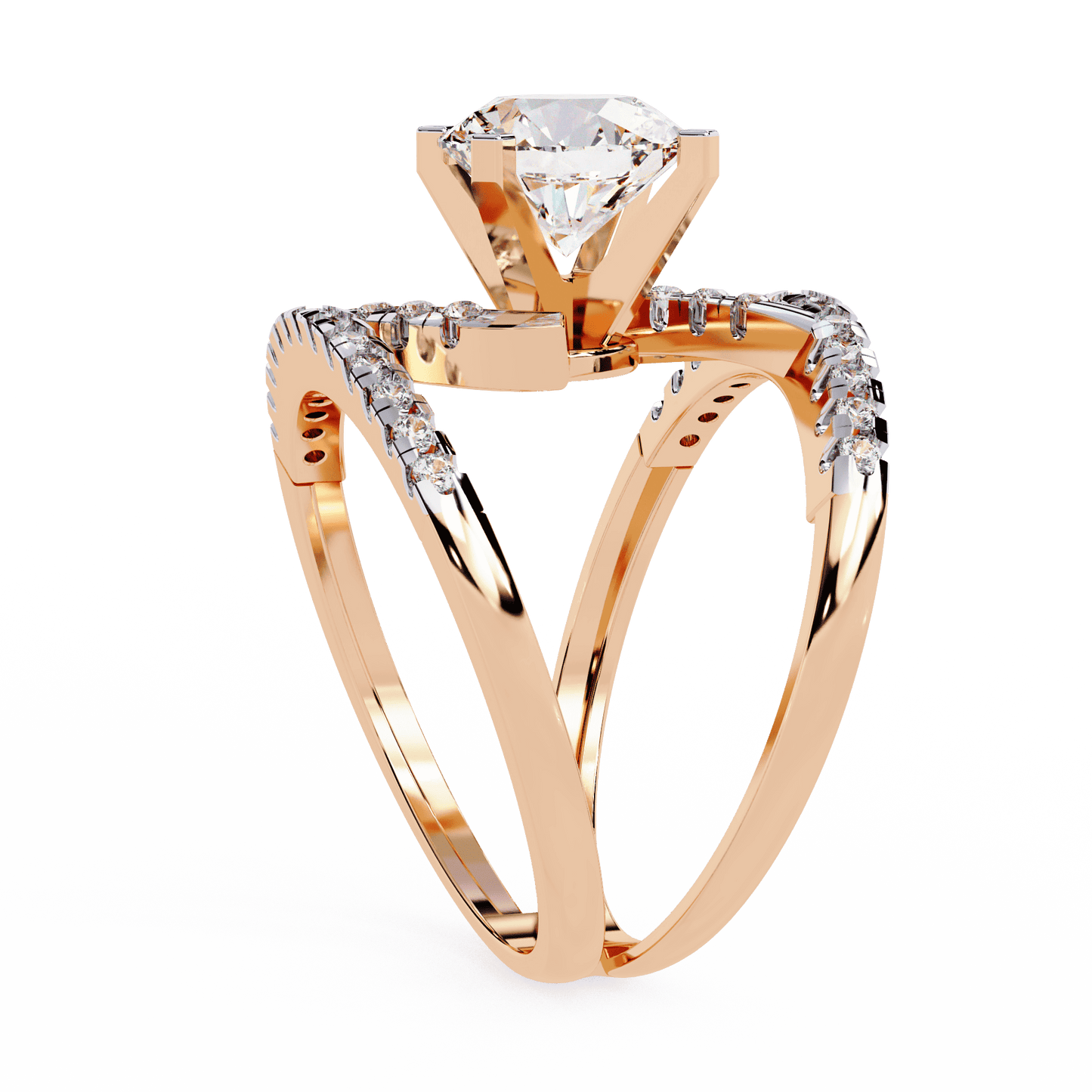 2.12 Round Centre Solitaire Ring