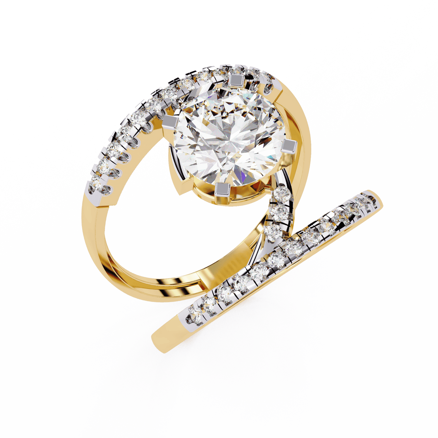 2.12 Round Centre Solitaire Ring