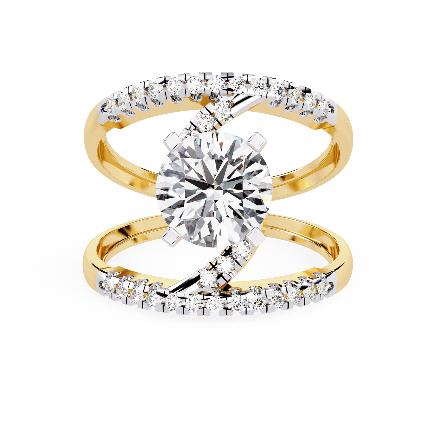 2.12 Round Centre Solitaire Ring