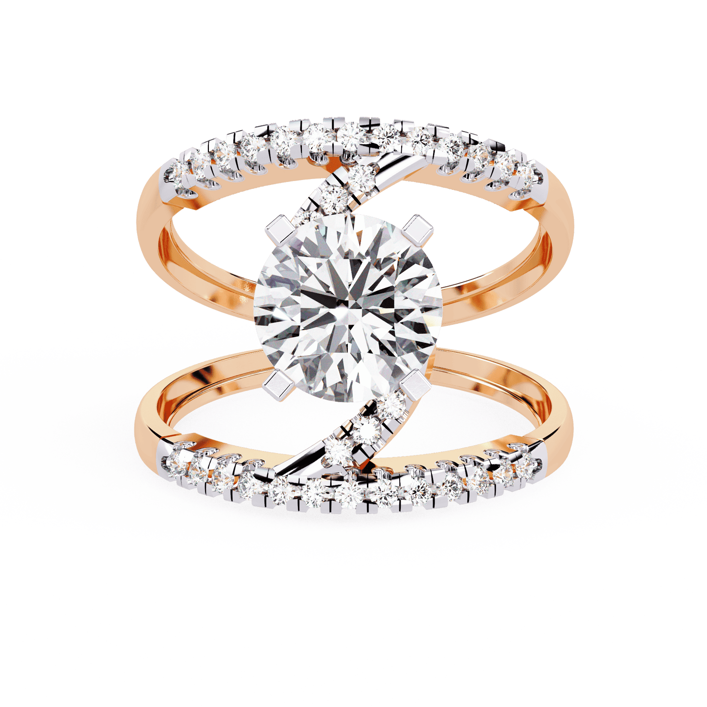 2.12 Round Centre Solitaire Ring