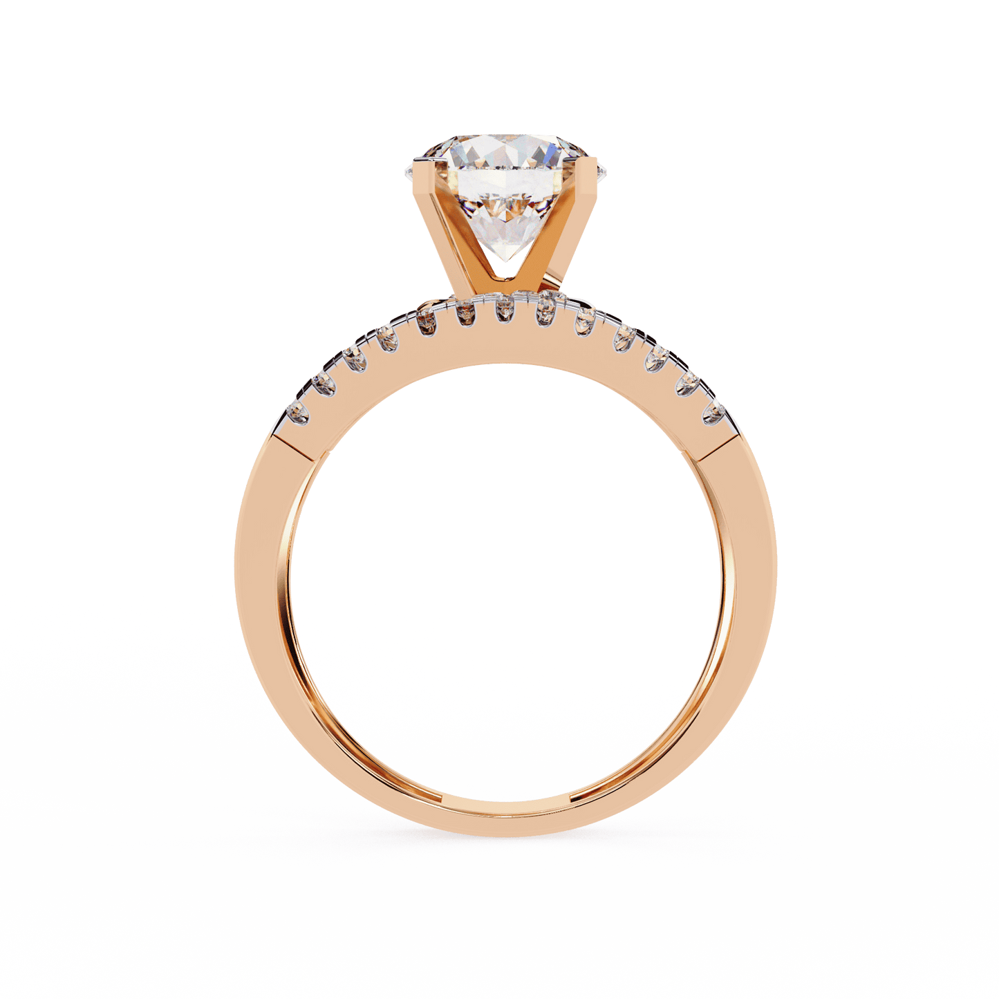 2.12 Round Centre Solitaire Ring