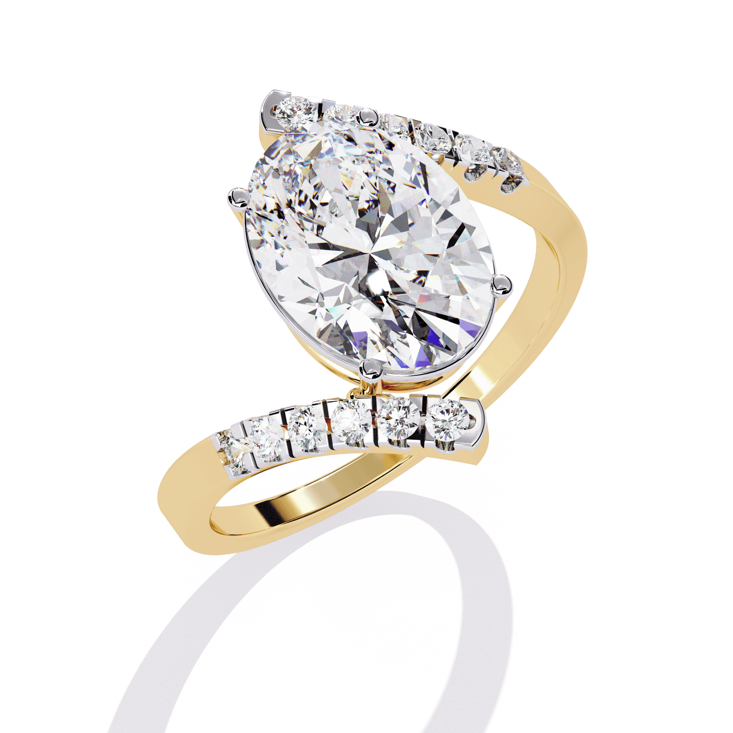 Oval and Bold 2.22 Carat solitaire Ring