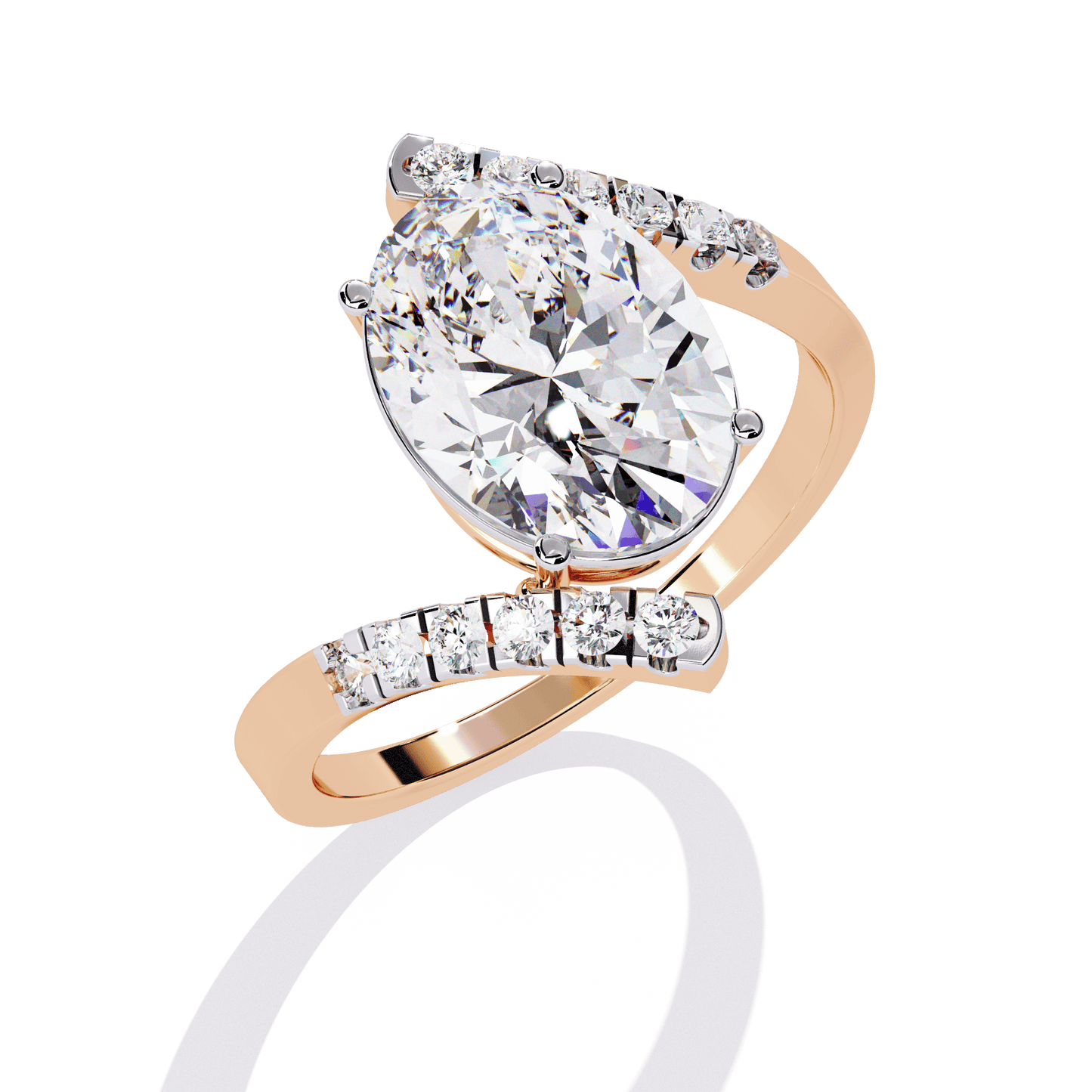 Oval and Bold 2.22 Carat solitaire Ring