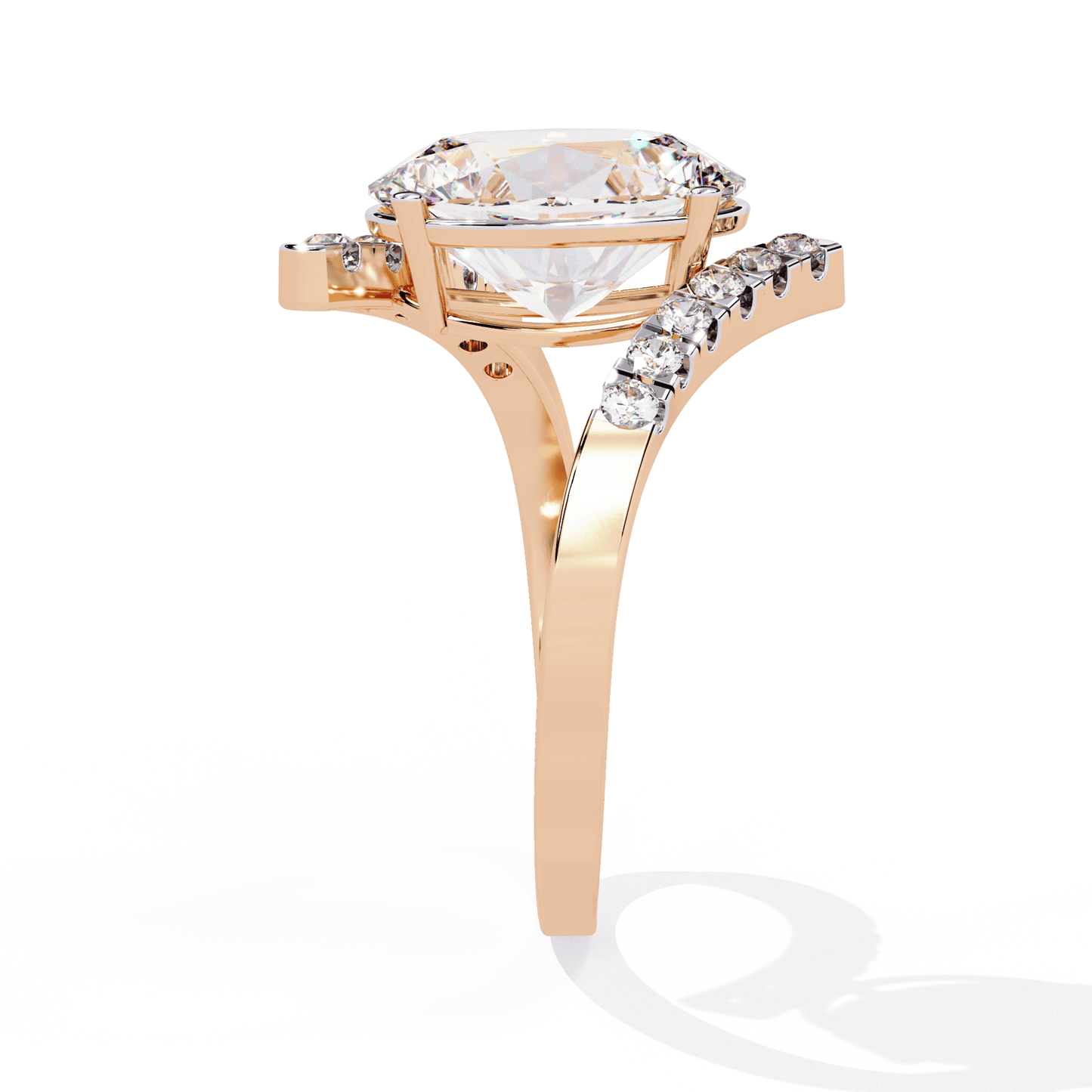 Oval and Bold 2.22 Carat solitaire Ring