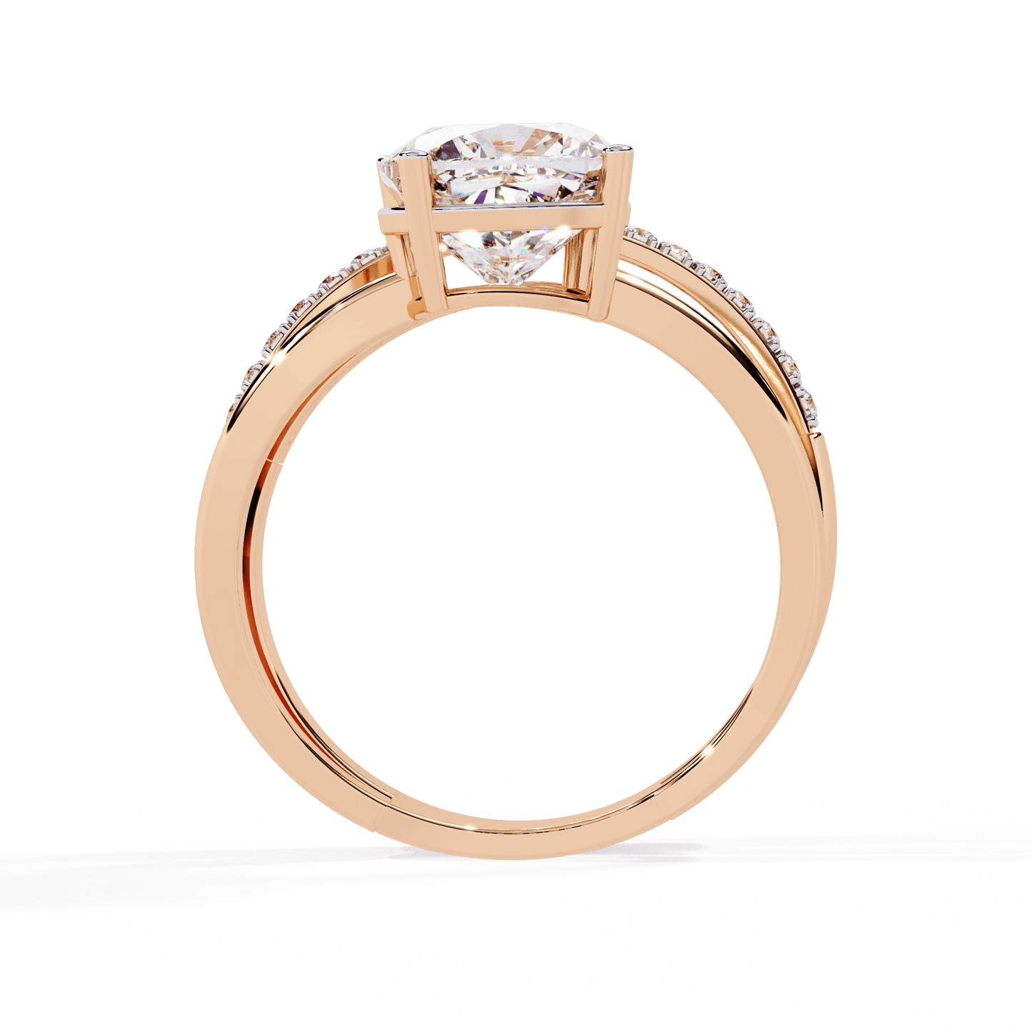 Luxe 2.28 Cushion Cut Solitaire Ring