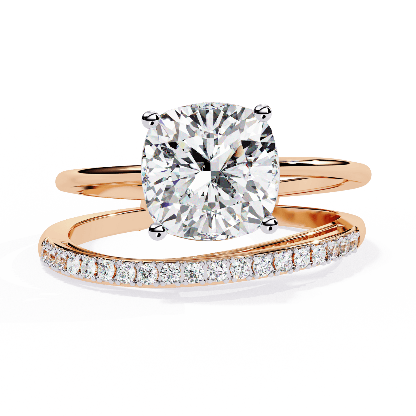 Luxe 2.28 Cushion Cut Solitaire Ring